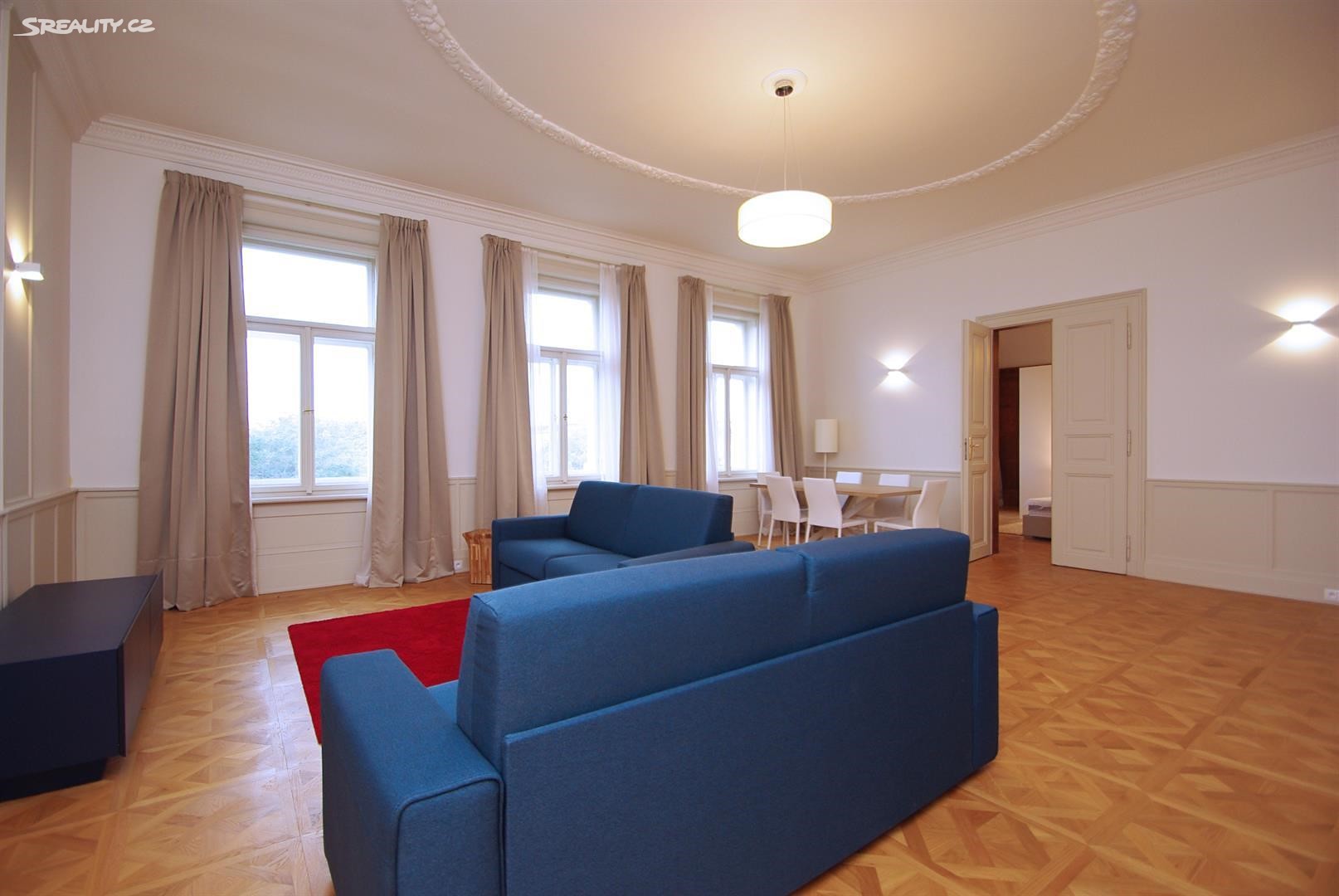 Pronájem bytu 2+1 107 m², Bolzanova, Praha 1 - Nové Město