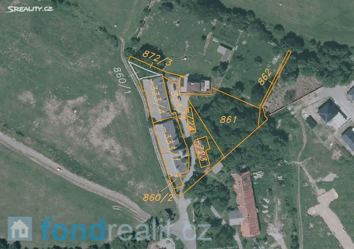Prodej  pozemku 5 490 m², Vlachovo Březí, okres Prachatice
