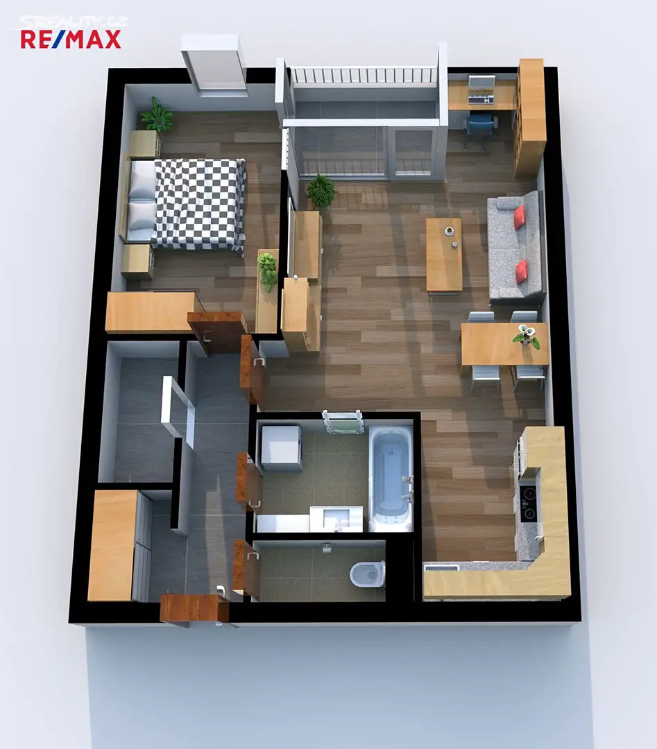 Pronájem bytu 2+kk 60 m², Radoušova, Chrudim - Chrudim IV