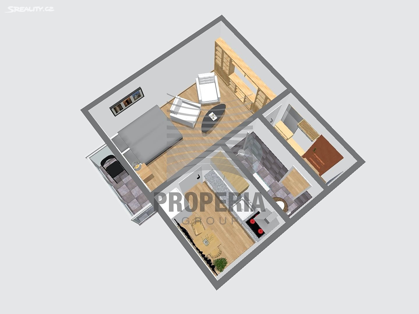 Prodej bytu 1+1 30 m², Vídeňská, Brno - Štýřice