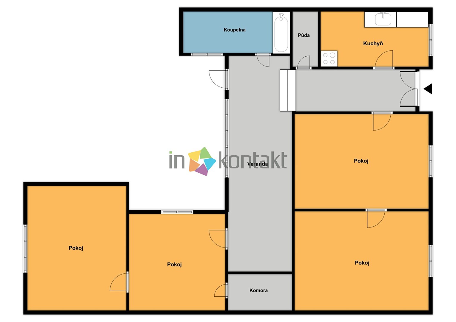 Prodej  rodinného domu 109 m², pozemek 660 m², Ivančice - Řeznovice, okres Brno-venkov