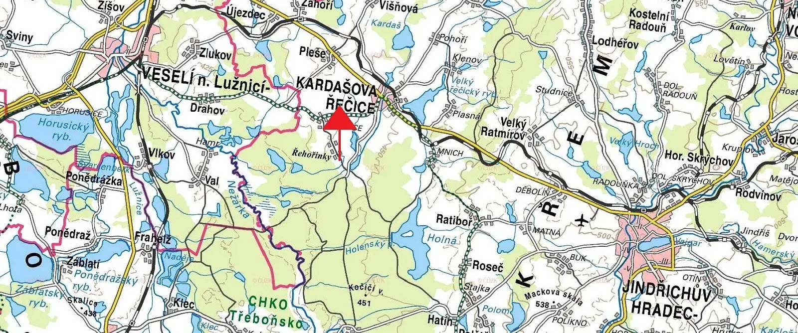 Kardašova Řečice, okres Jindřichův Hradec