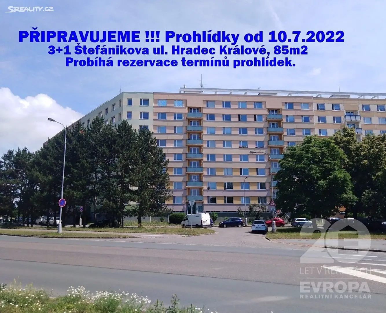 Prodej bytu 3+1 85 m², Štefánikova, Hradec Králové - Moravské Předměstí