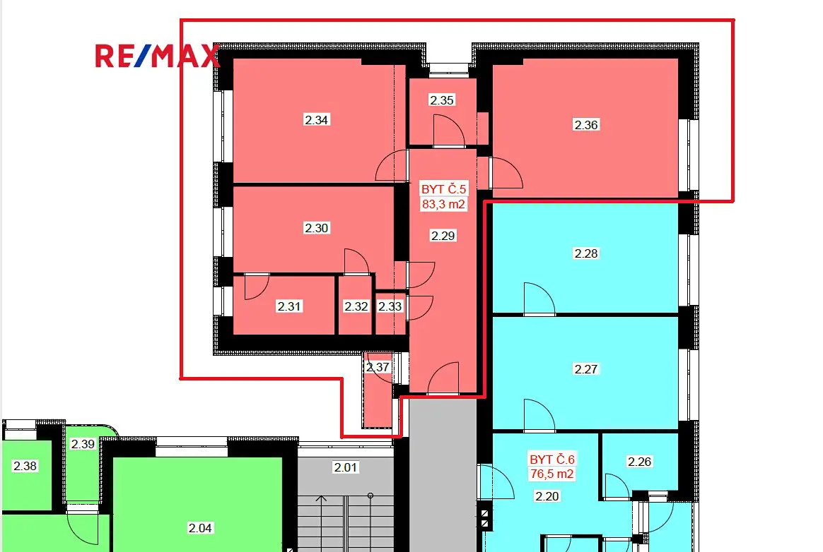 Prodej bytu 3+kk 83 m², Žerotínova, Vsetín