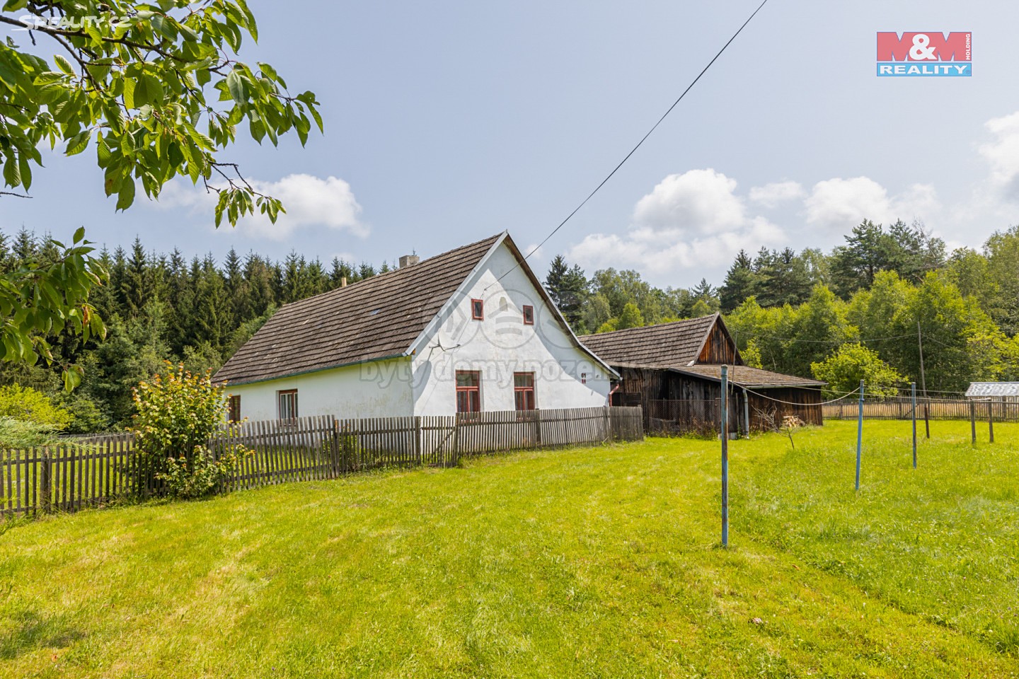 Prodej  chalupy 90 m², pozemek 17 384 m², Hranice, okres České Budějovice