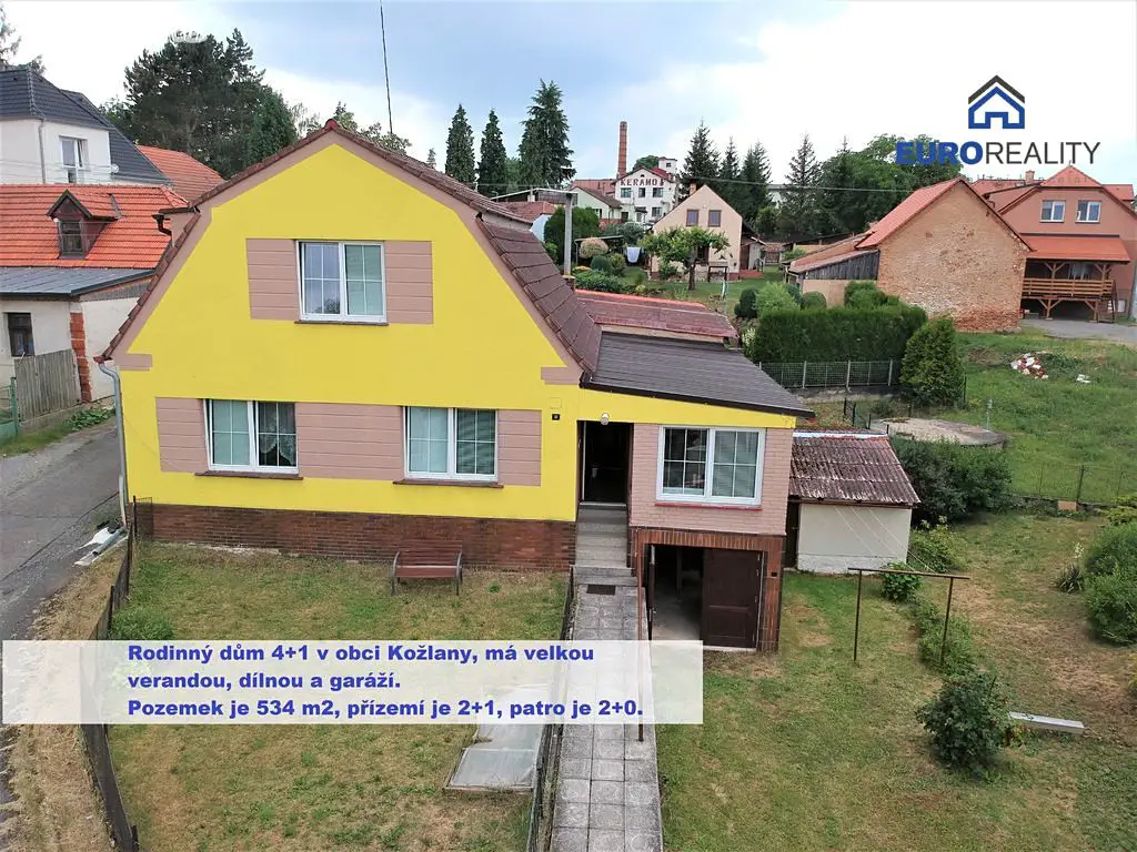Prodej  rodinného domu 110 m², pozemek 534 m², Spojovací, Kožlany