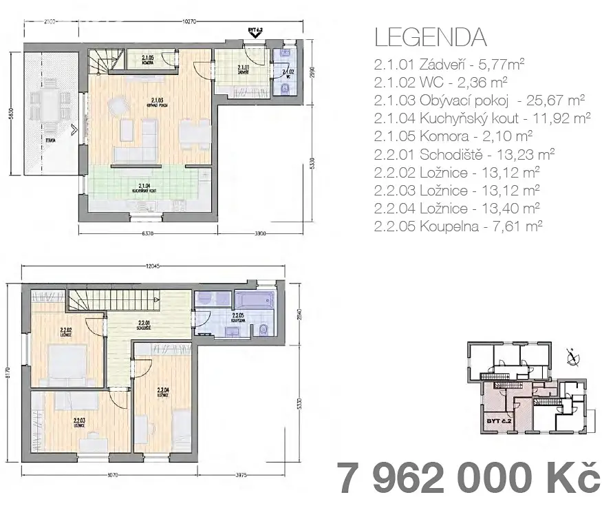 Prodej  rodinného domu 108 m², pozemek 517 m², Mladá Boleslav - Bezděčín, okres Mladá Boleslav