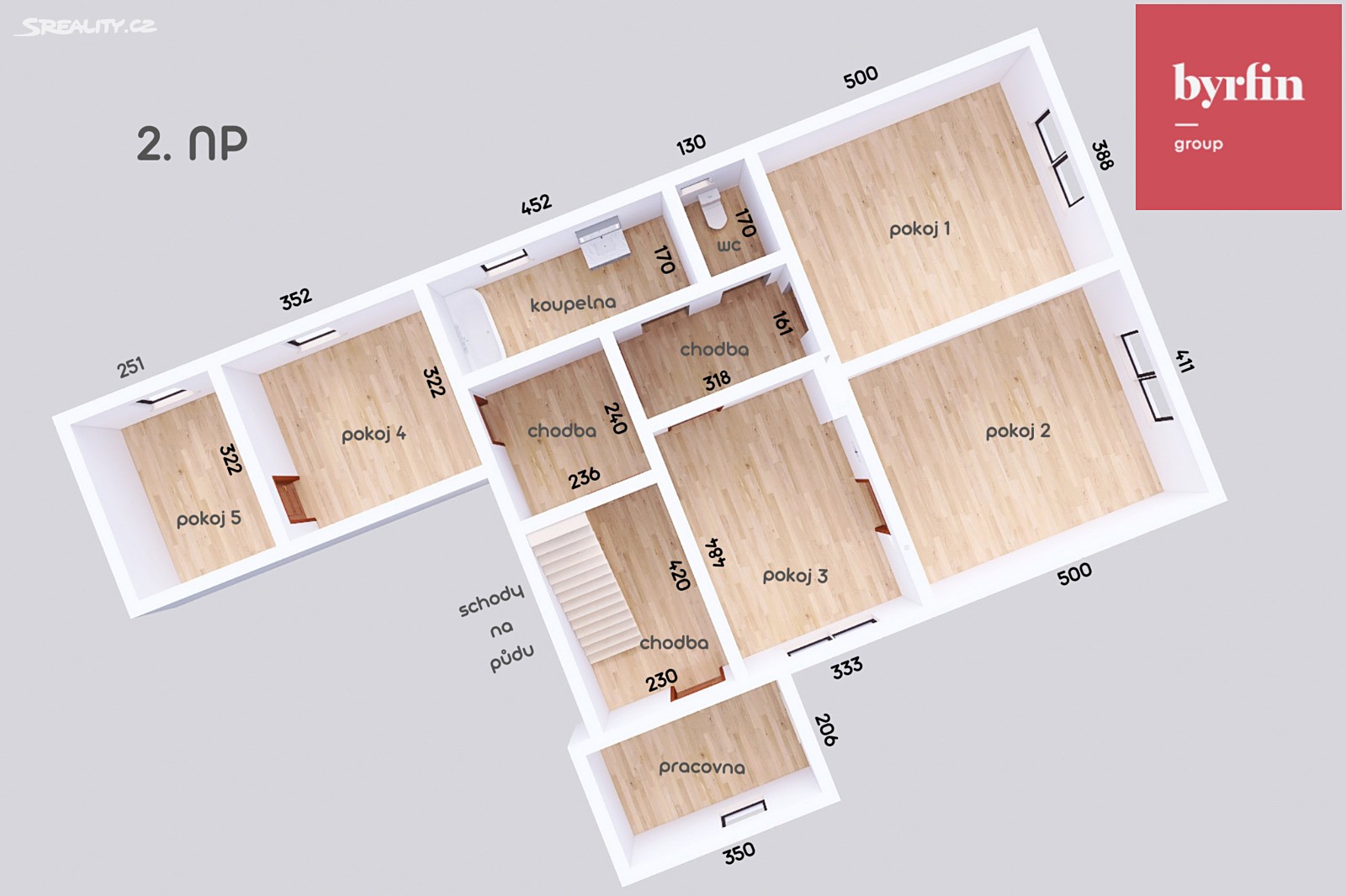 Prodej  rodinného domu 380 m², pozemek 445 m², Slezská, Oldřišov