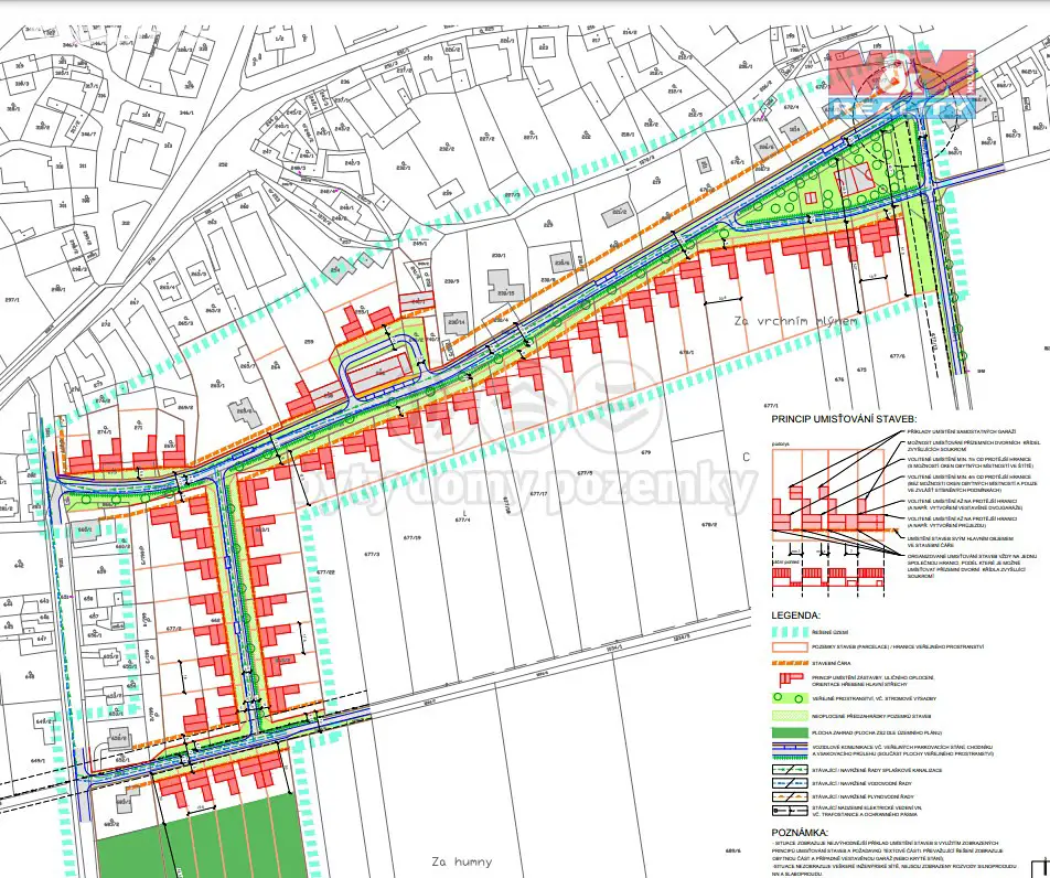 Prodej  stavebního pozemku 1 098 m², Bělkovice-Lašťany, okres Olomouc