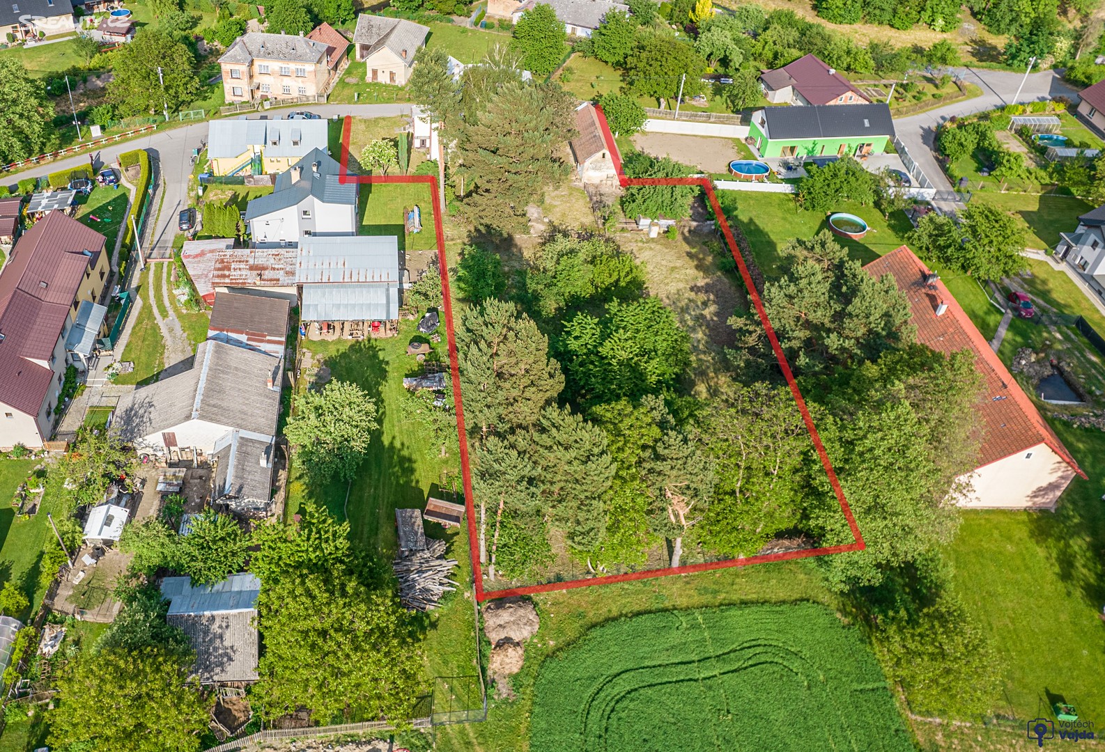 Prodej  stavebního pozemku 2 766 m², Bravantice, okres Nový Jičín