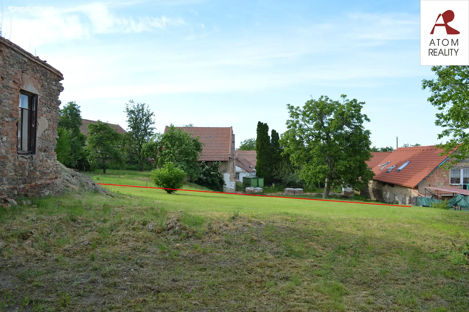 Prodej  stavebního pozemku 1 808 m², Břežany I - Chocenice, okres Kolín