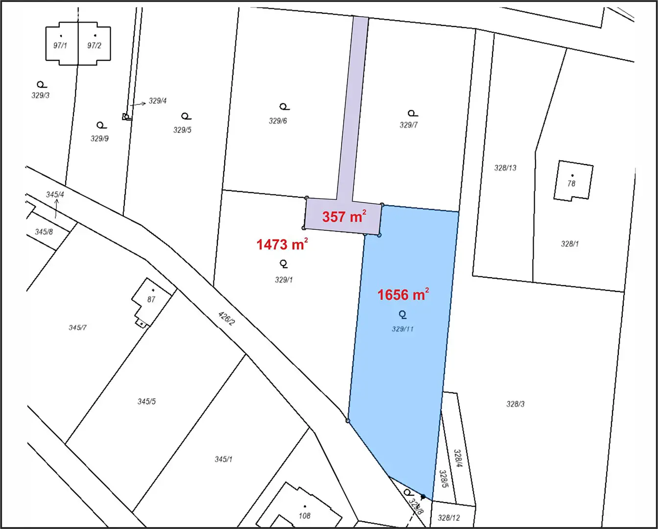 Prodej  stavebního pozemku 1 656 m², Číčovice, okres Praha-západ