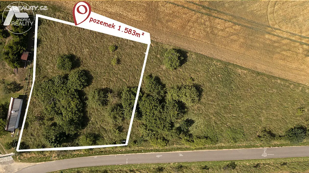 Prodej  stavebního pozemku 1 576 m², Čížová - Bošovice, okres Písek
