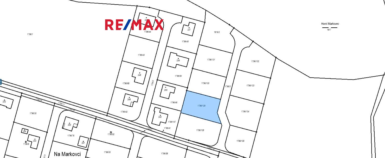 Prodej  stavebního pozemku 898 m², Dobev, okres Písek
