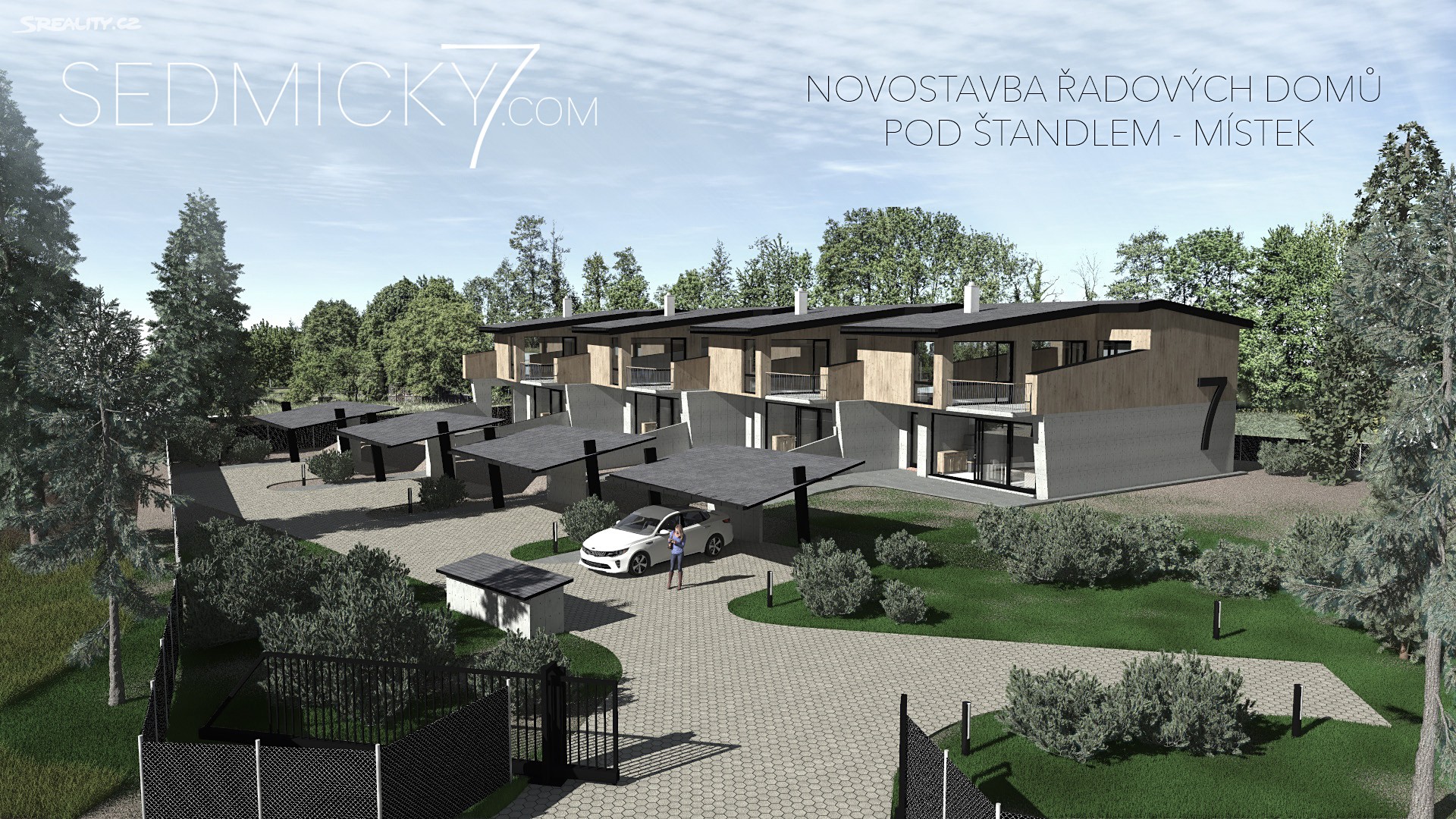 Prodej  stavebního pozemku 2 258 m², Pod Štandlem, Frýdek-Místek - Místek