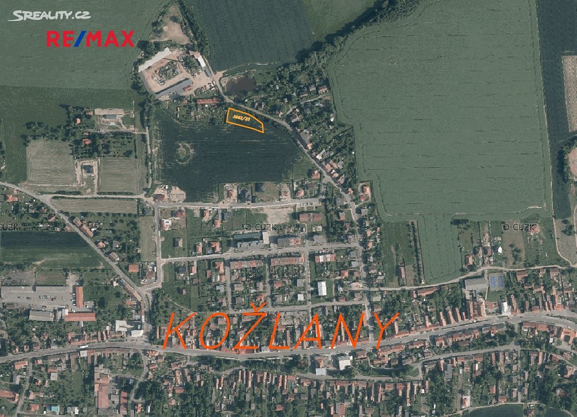 Prodej  stavebního pozemku 1 715 m², Kožlany, okres Plzeň-sever