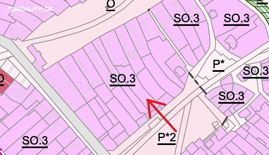 Prodej  stavebního pozemku 788 m², Kroměříž - Trávník, okres Kroměříž