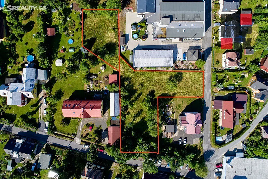Prodej  stavebního pozemku 2 699 m², Strakonická, Liberec - Liberec VIII-Dolní Hanychov