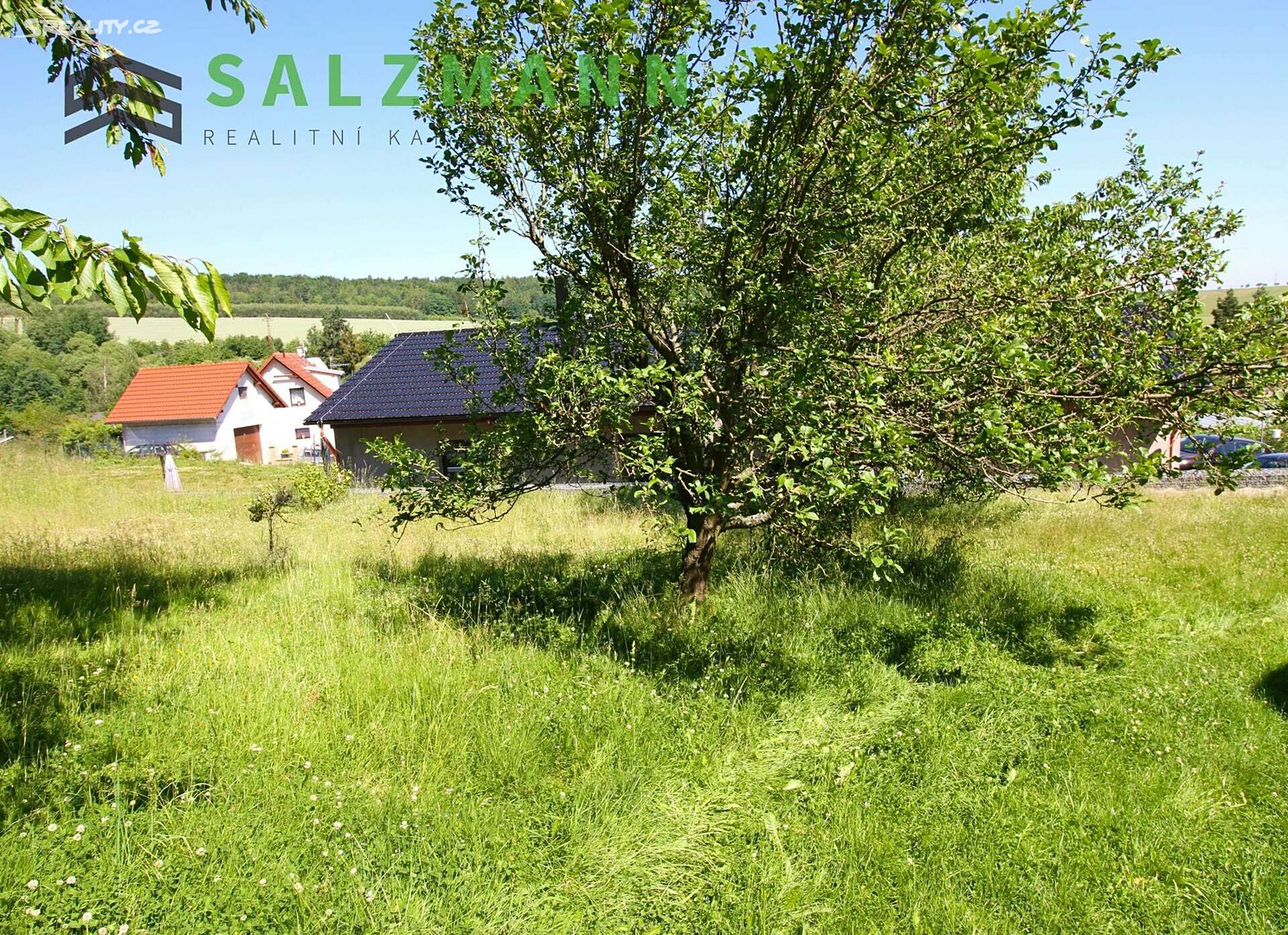 Prodej  stavebního pozemku 534 m², Lužany - Dlouhá Louka, okres Plzeň-jih