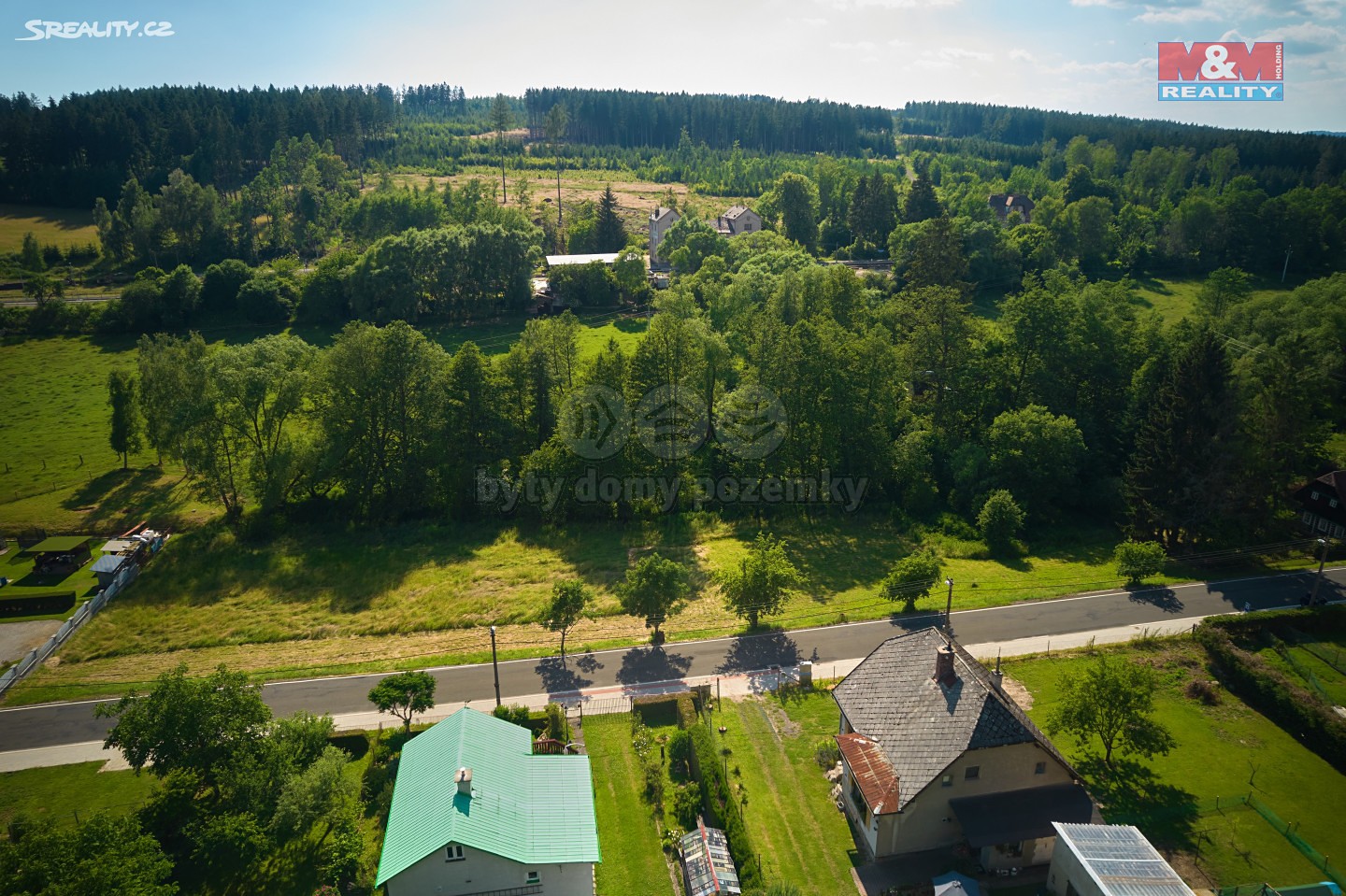 Prodej  stavebního pozemku 2 806 m², Mostek, okres Trutnov