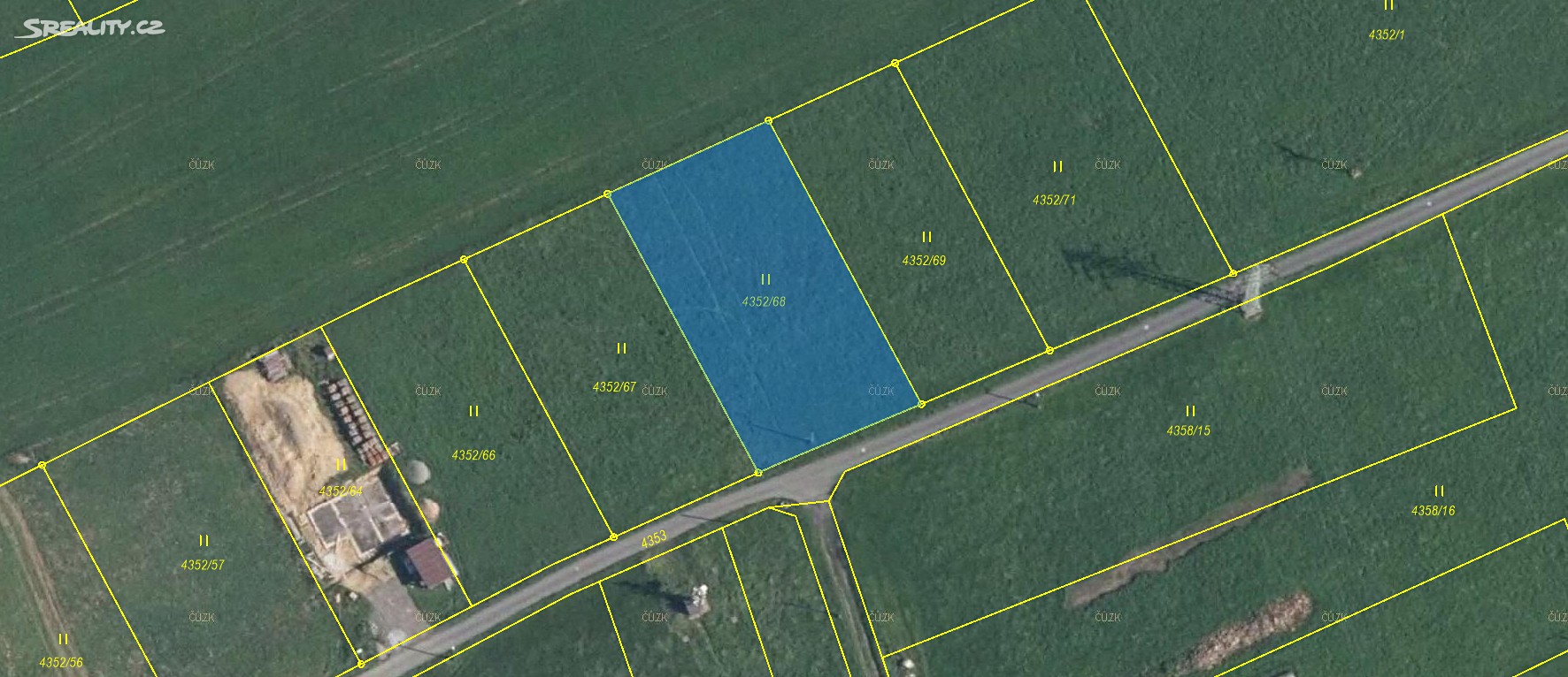 Prodej  stavebního pozemku 1 400 m², Návsí, okres Frýdek-Místek