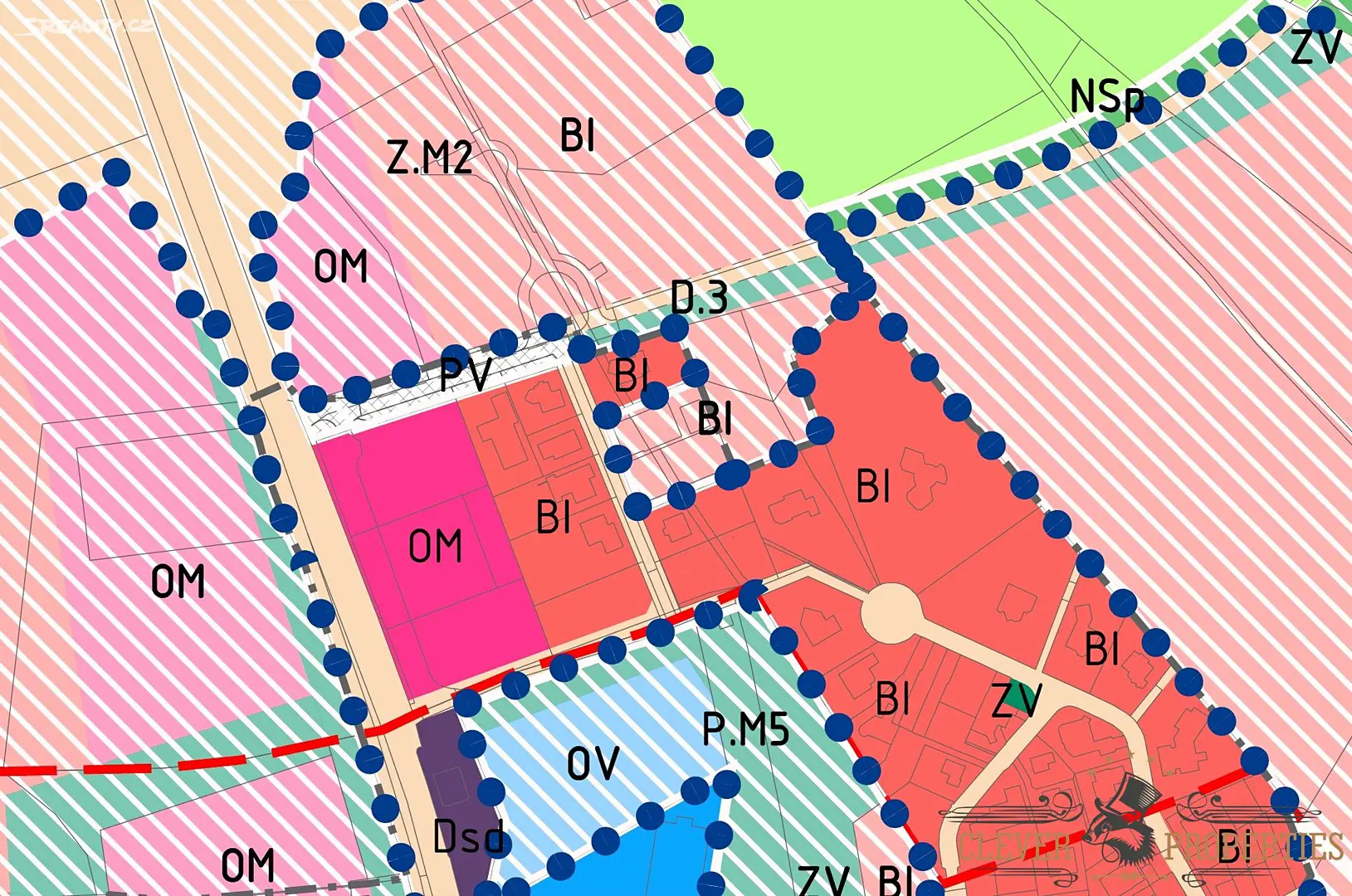Prodej  stavebního pozemku 1 289 m², Kaštánky, Nové Město nad Metují