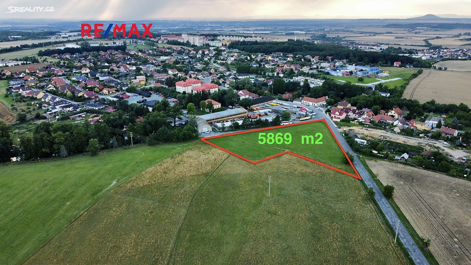 Prodej  stavebního pozemku 5 869 m², Odolena Voda, okres Praha-východ