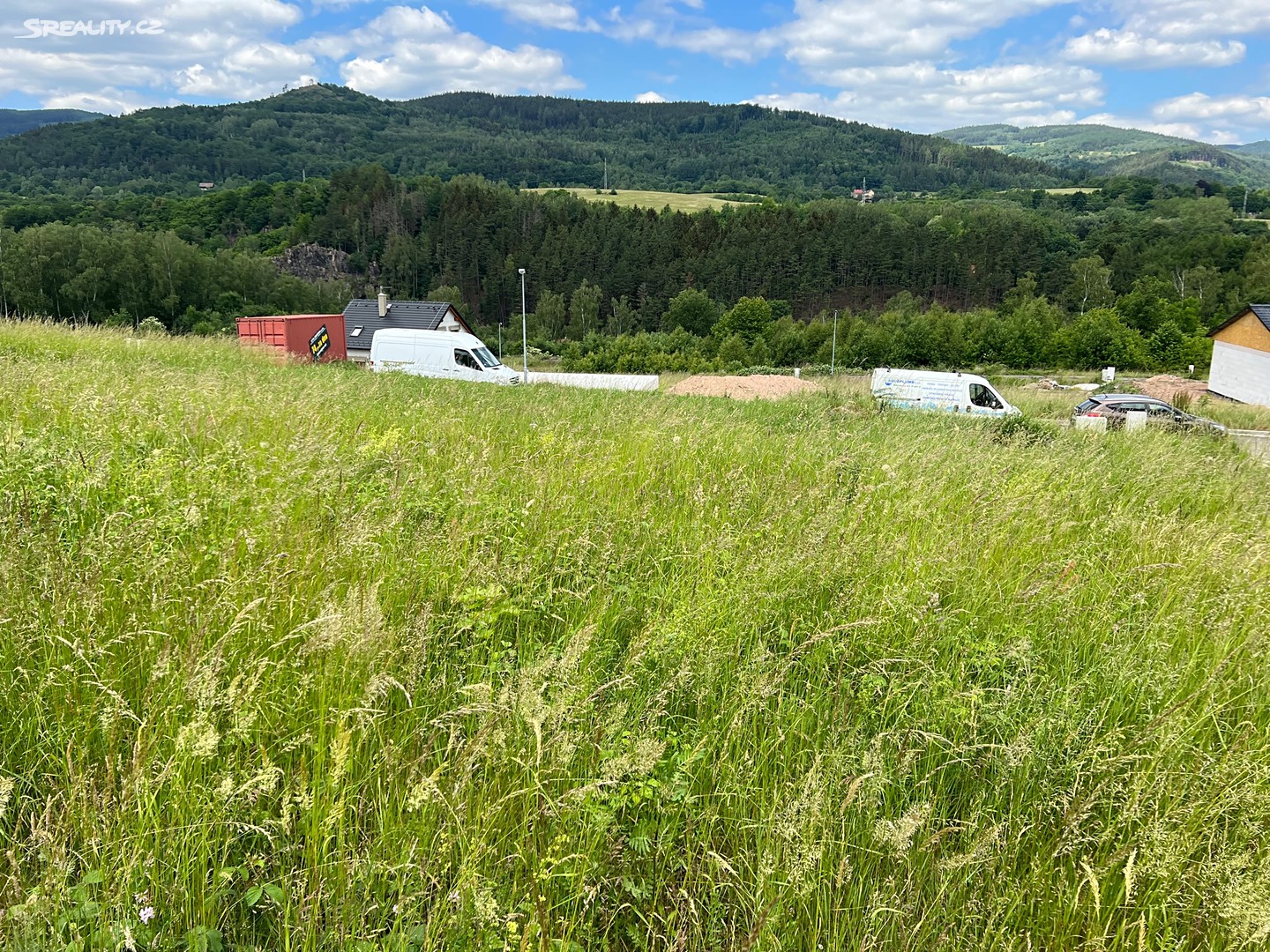 Prodej  stavebního pozemku 974 m², Okounov, okres Chomutov