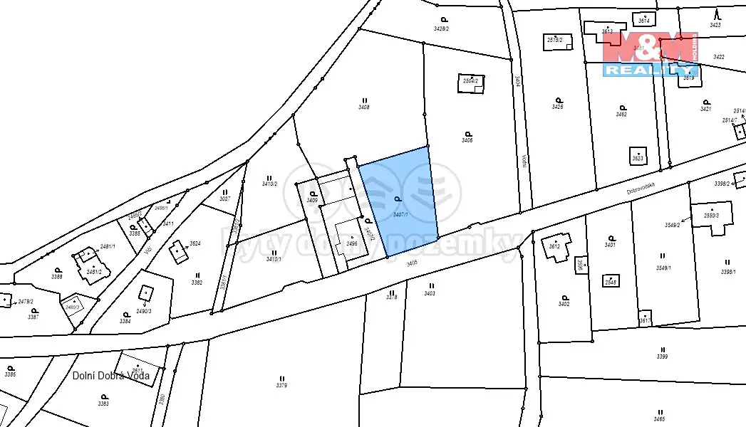 Prodej  stavebního pozemku 925 m², Rychnov u Jablonce nad Nisou, okres Jablonec nad Nisou