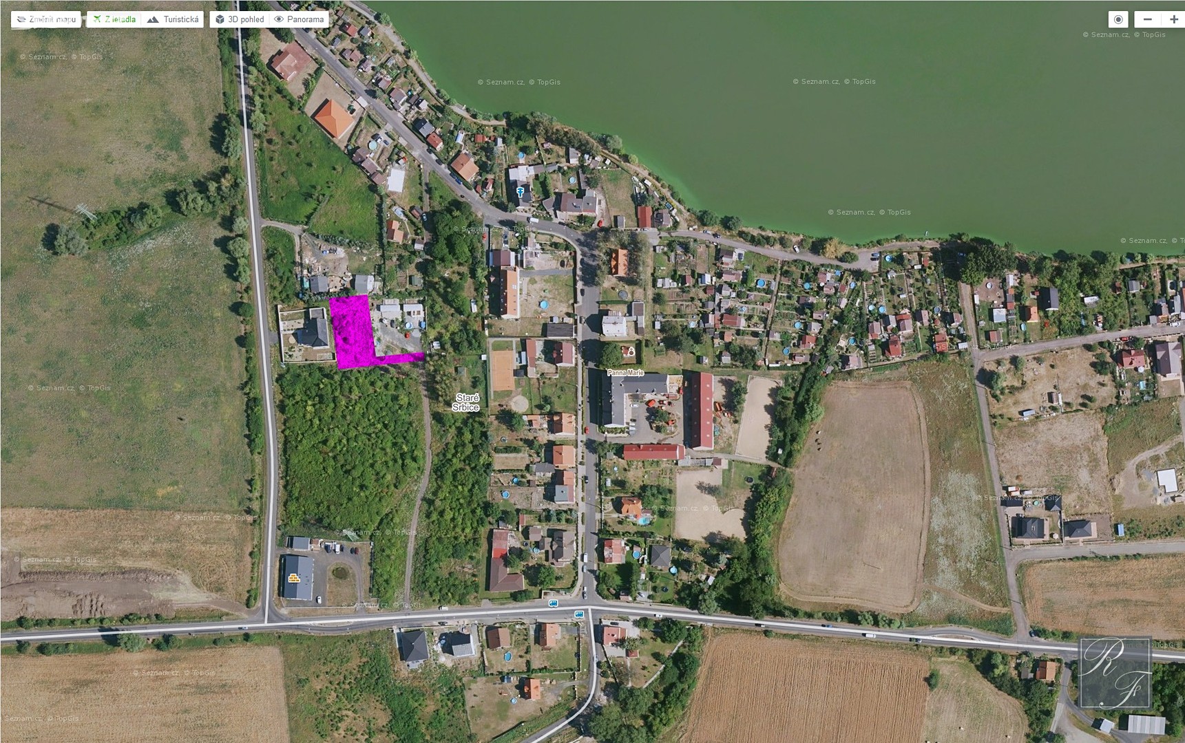 Prodej  stavebního pozemku 816 m², Srbice, okres Teplice
