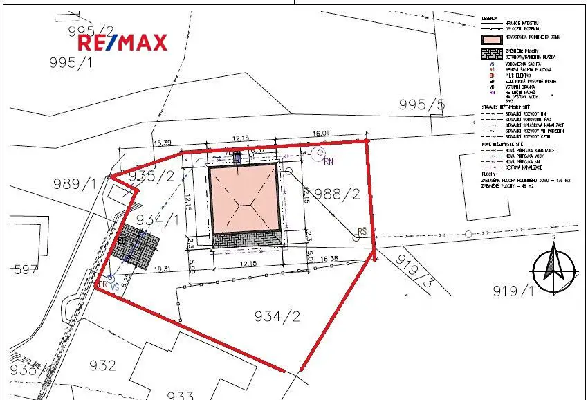 Prodej  stavebního pozemku 1 420 m², Ústí nad Labem, okres Ústí nad Labem
