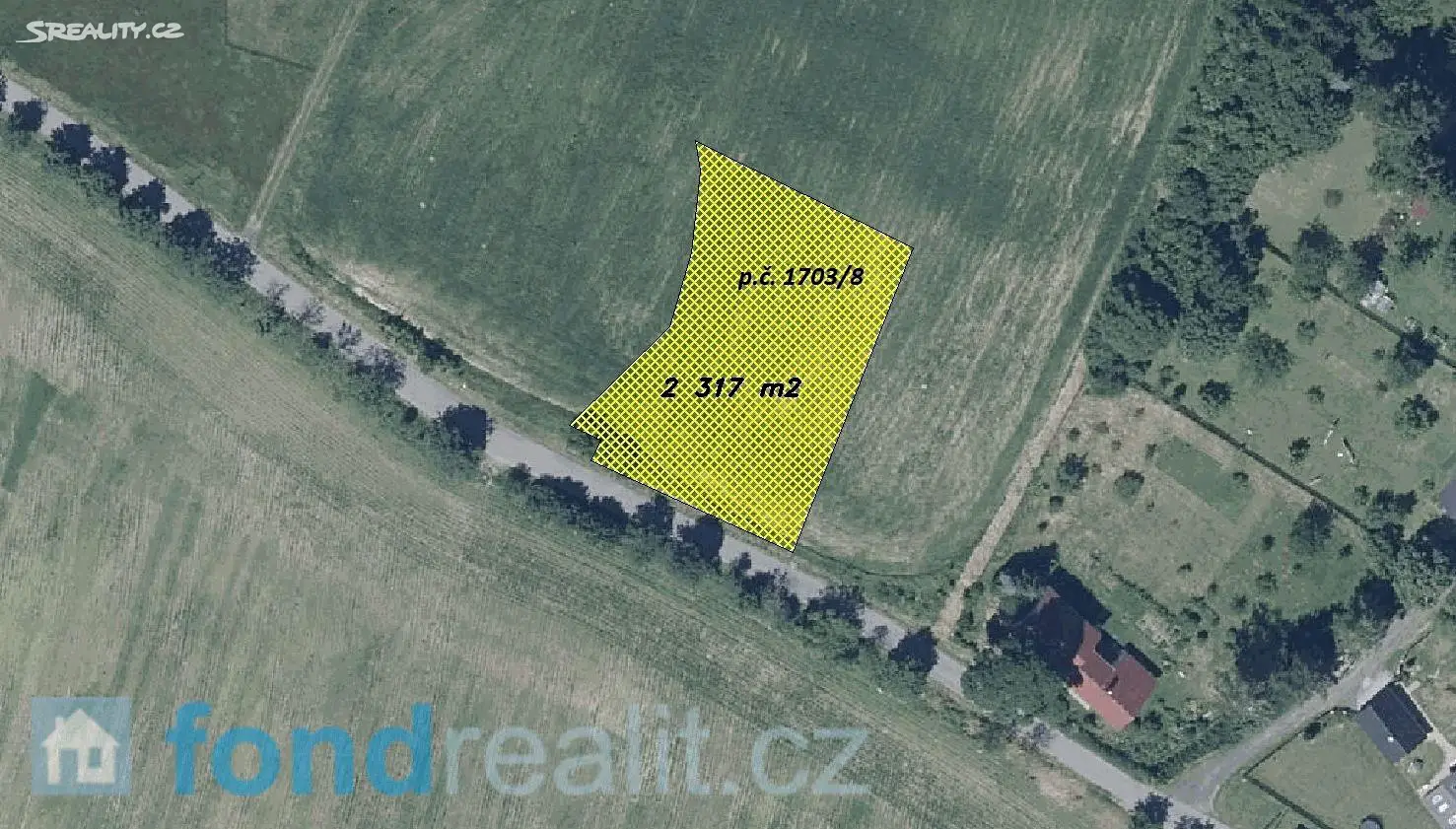 Prodej  stavebního pozemku 2 317 m², Velká Bukovina, okres Děčín