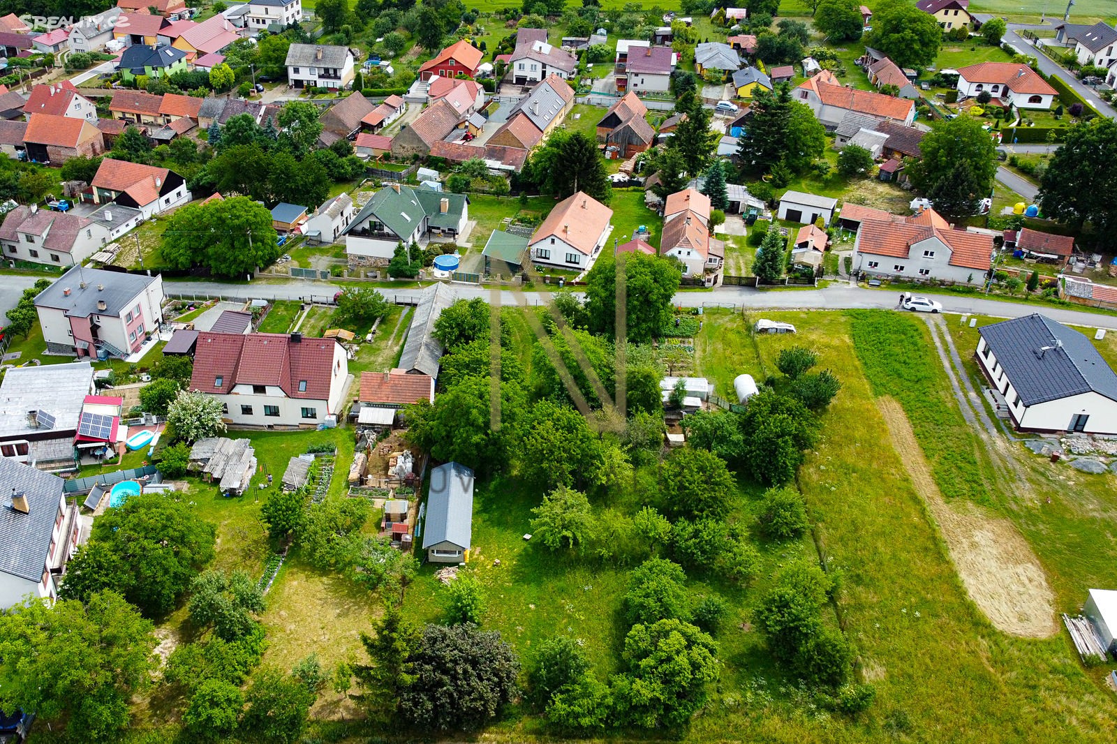 Prodej  stavebního pozemku 680 m², Výrov, okres Plzeň-sever