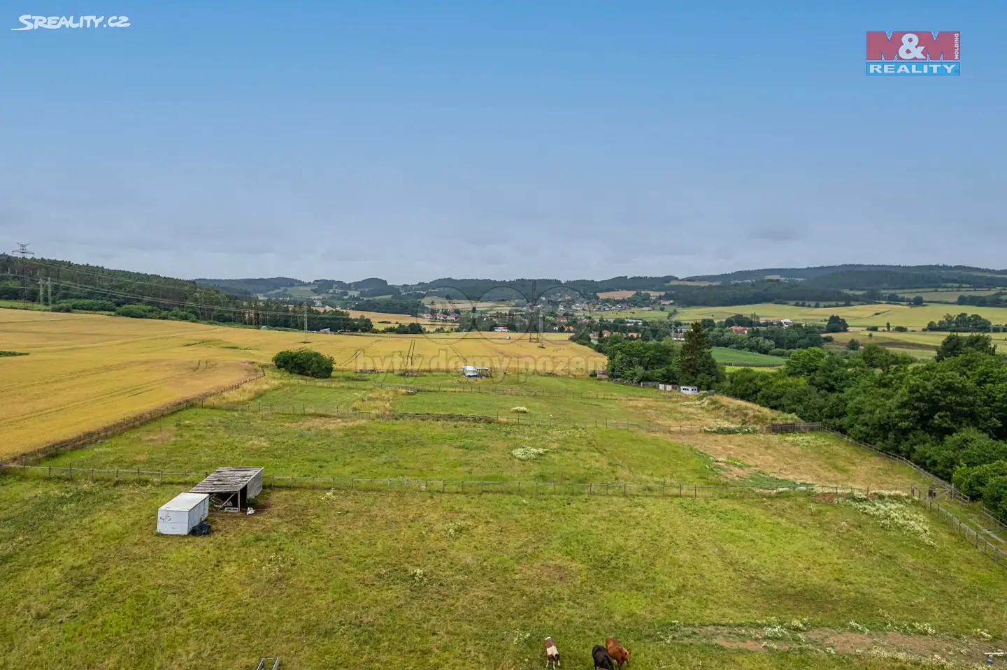 Prodej  komerčního pozemku 5 534 m², Drevníky, okres Příbram