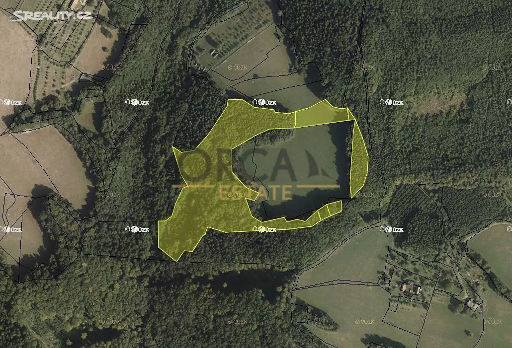 Prodej  lesa 13 530 m², Štítná nad Vláří-Popov, okres Zlín