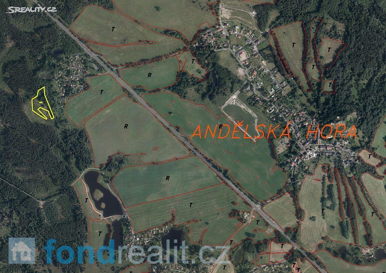 Prodej  pozemku 8 797 m², Andělská Hora, okres Karlovy Vary