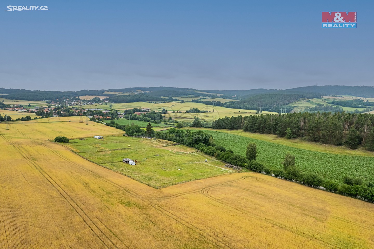 Prodej  pozemku 5 534 m², Drevníky, okres Příbram