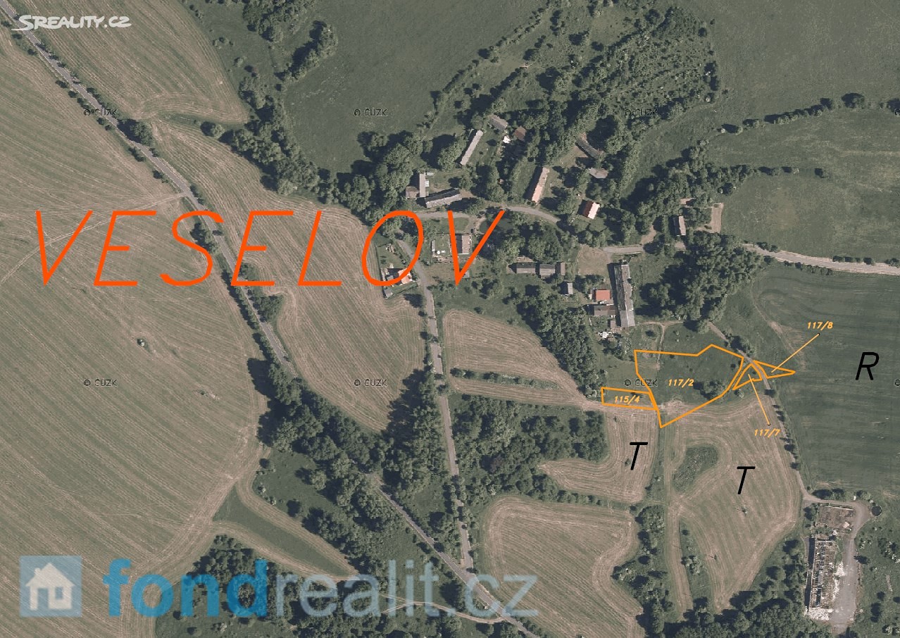 Prodej  pozemku 5 857 m², Žlutice, okres Karlovy Vary