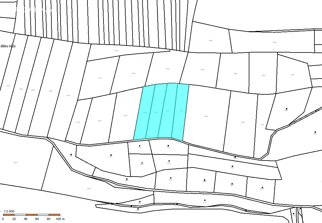Prodej  pole 1 975 m², Otinoves, okres Prostějov