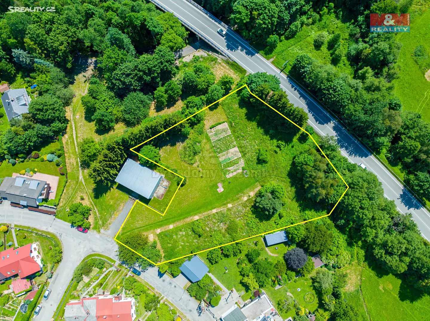 Prodej  zahrady 5 053 m², Německého, Nové Město na Moravě