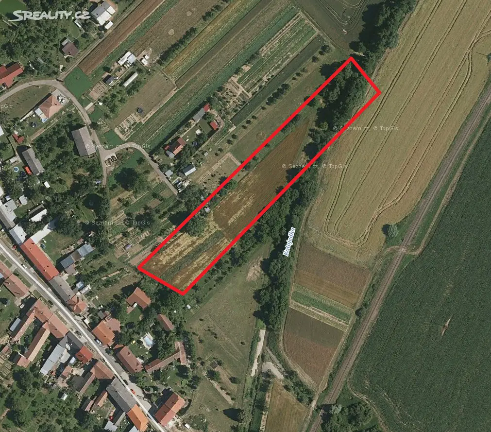 Prodej  zahrady 1 129 m², Šelešovice, okres Kroměříž
