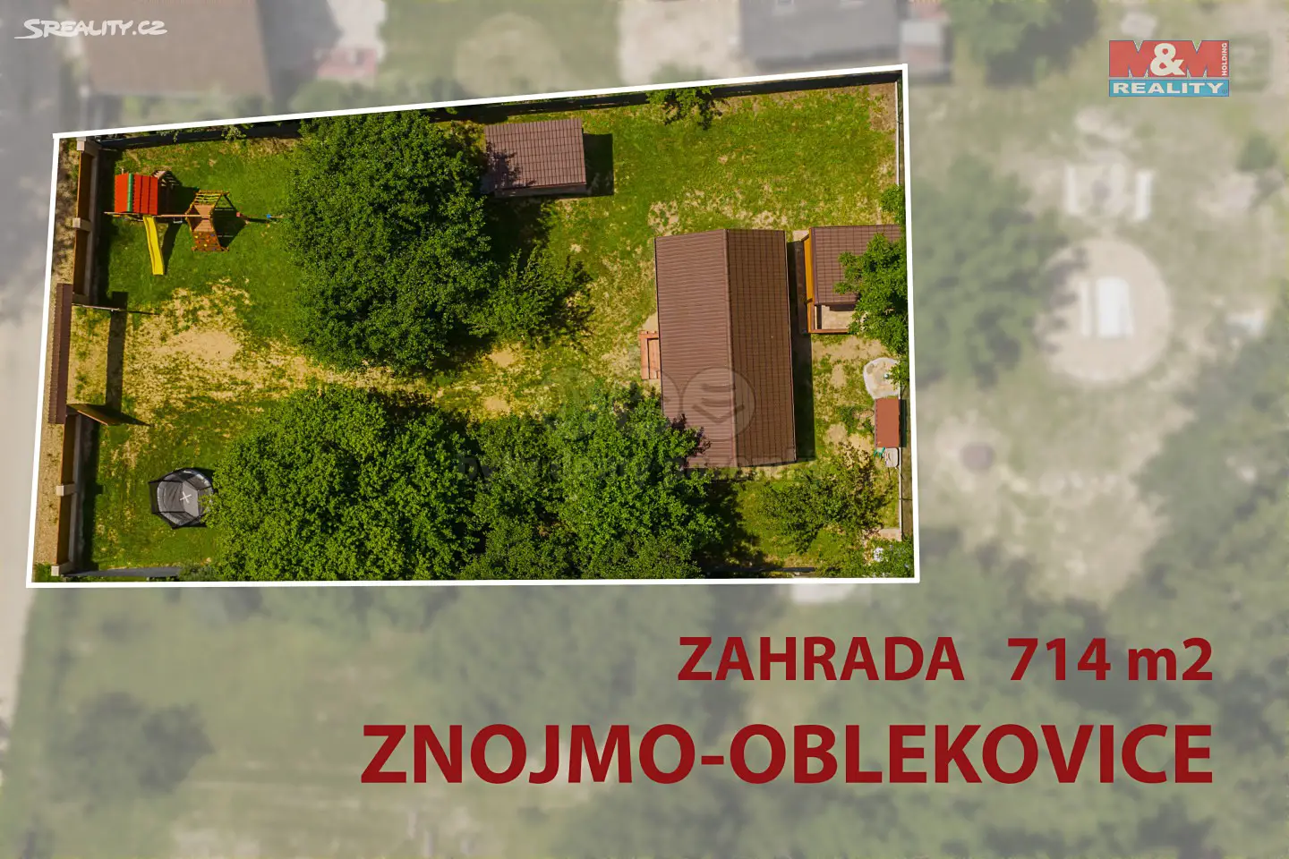 Prodej  zahrady 714 m², Znojmo - Oblekovice, okres Znojmo