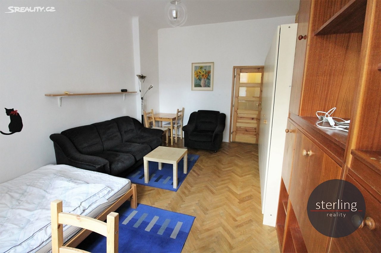 Pronájem bytu 1+kk 32 m², Puškinovo náměstí, Praha - Bubeneč