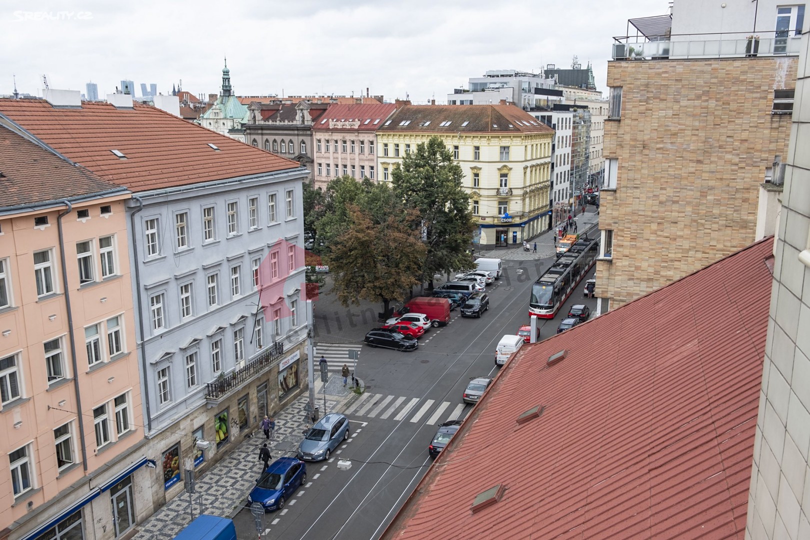 Pronájem bytu 1+kk 38 m², Štefánikova, Praha 5 - Smíchov