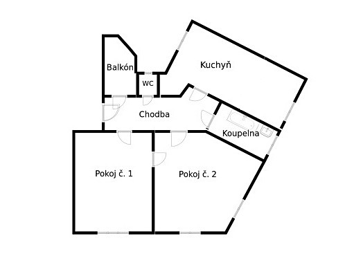 Pronájem bytu 2+1 84 m², Lidická, Opava - Předměstí