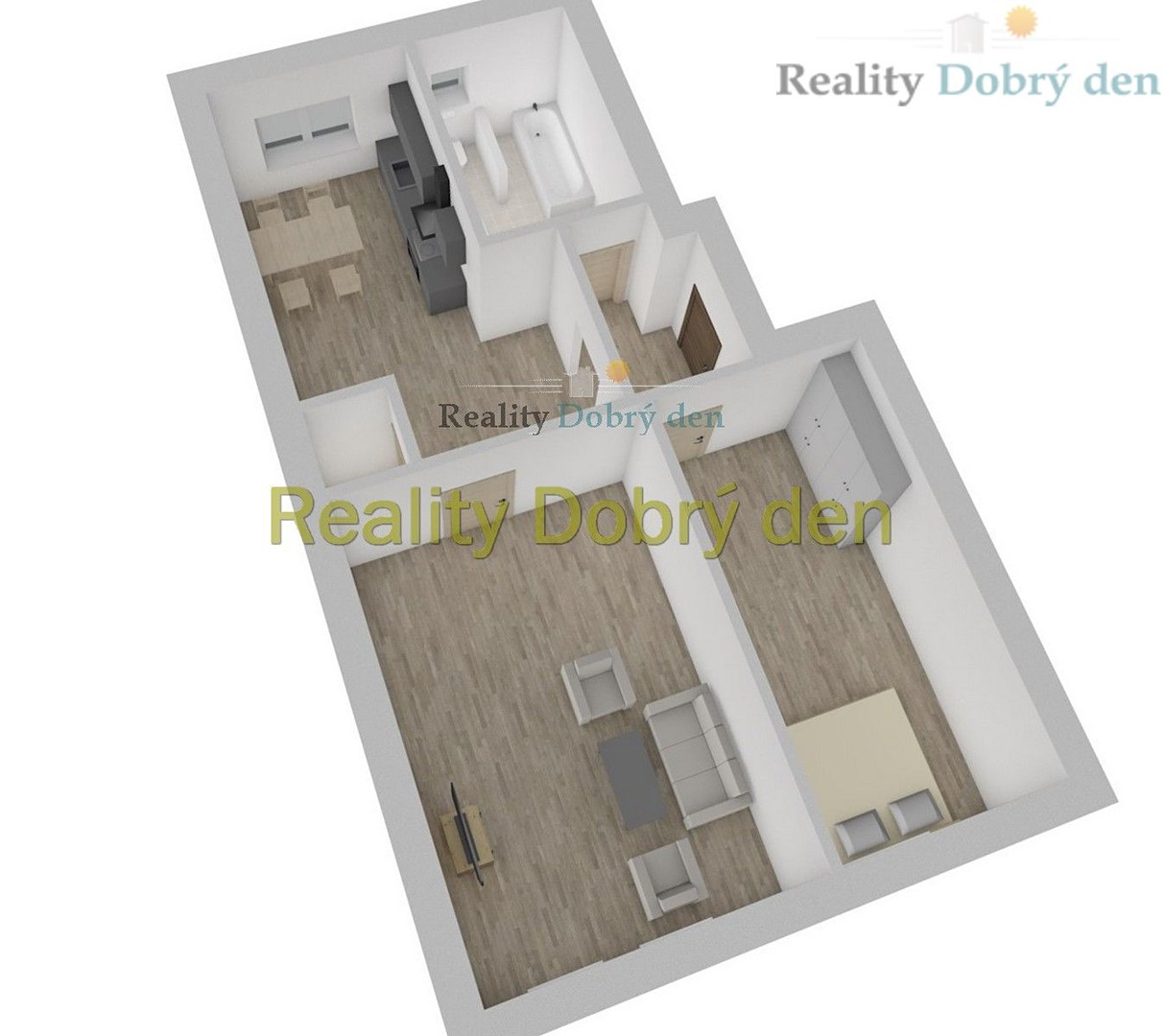 Pronájem bytu 2+1 87 m² (Podkrovní), Nádražní okruh, Opava - Předměstí