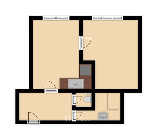 Pronájem bytu 2+kk 49 m², Korunní, Ostrava - Mariánské Hory
