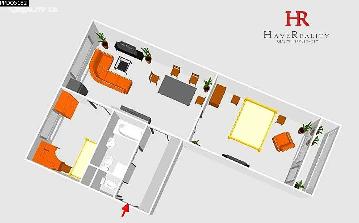 Pronájem bytu 3+kk 64 m², Dr. E. Beneše, Bystřice