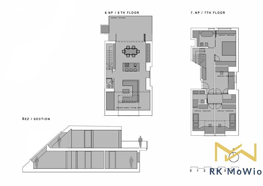 Pronájem bytu 5+kk 140 m² (Mezonet), Korunovační, Praha 7 - Bubeneč