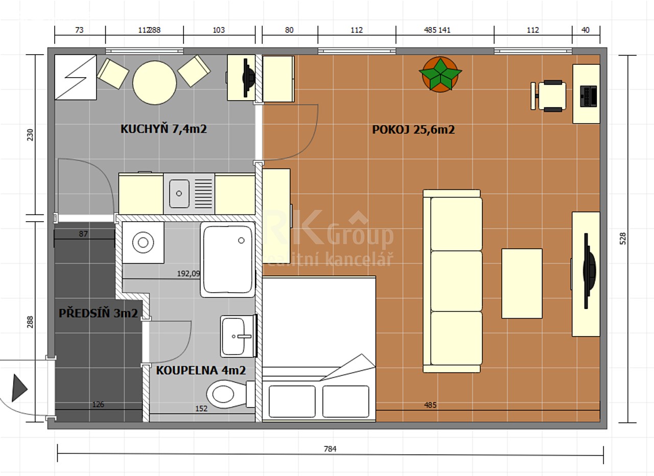 Prodej bytu 1+1 40 m², Hlavní třída, Mariánské Lázně